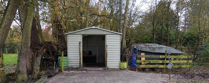 Het stalletje in de wei