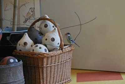 koolmees in de winkel